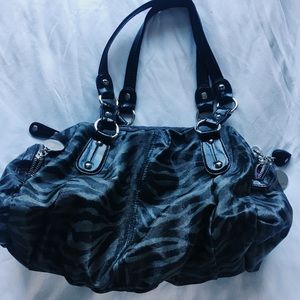 Kathy Van Zeeland Striped purse